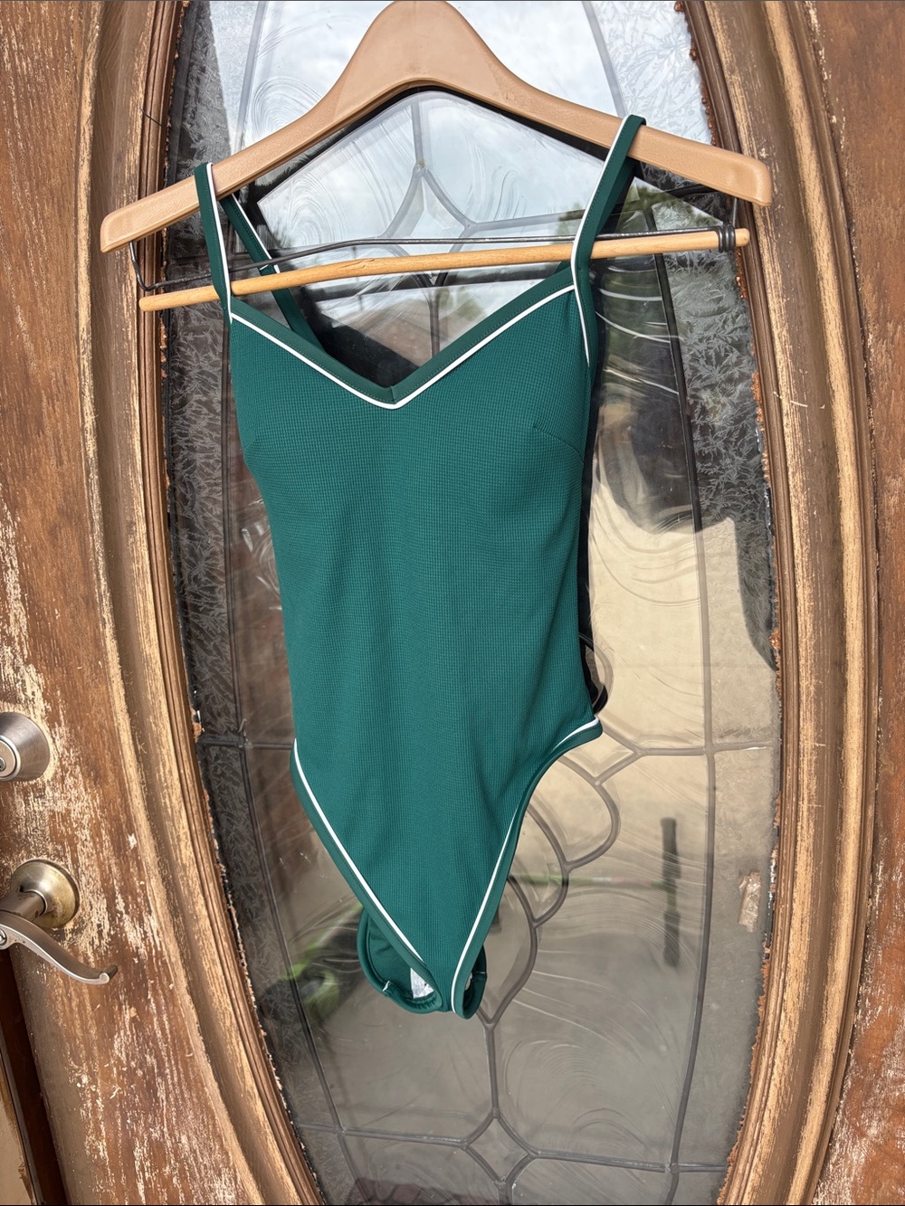 NWT Shade & Shore High leg cheeky one piece swim suit! XS